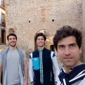 Pedro Santos y sus compañeros de aventuras en Ibiza