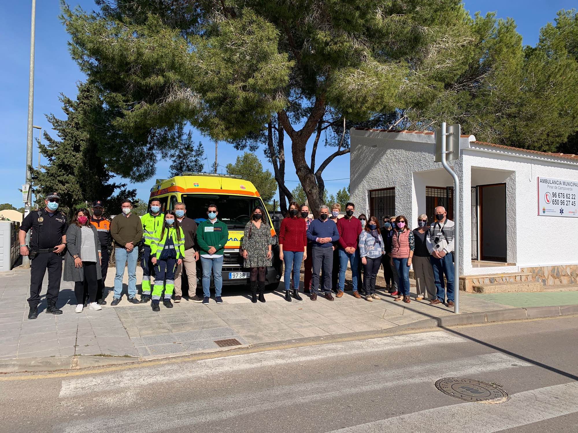 La Ambulancia Municipal de Pinar de Campoverde se ubica en la Avenida Principal nueva ubicación La Ambulancia Municipal de Pinar de Campoverde se ubica en la Avenida Principal nueva ubicación