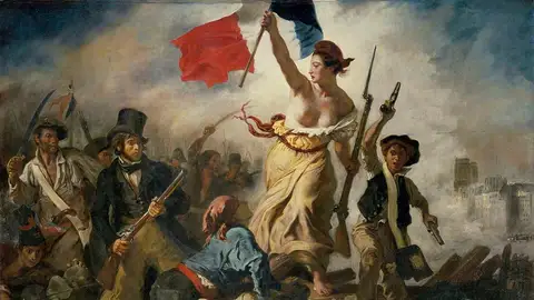 La libertad guiando al pueblo La libertad guiando al pueblo
