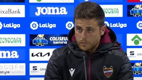 Alessio Lisci tras la derrota ante el Getafe
