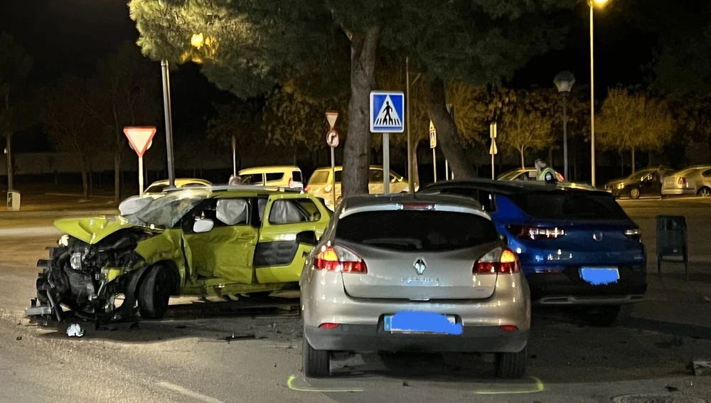 Situación de los vehículos implicados Situación de los vehículos implicados