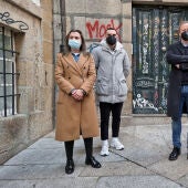 O Psoe insta a pór en marcha un plan de choque para limpieza de pintadas