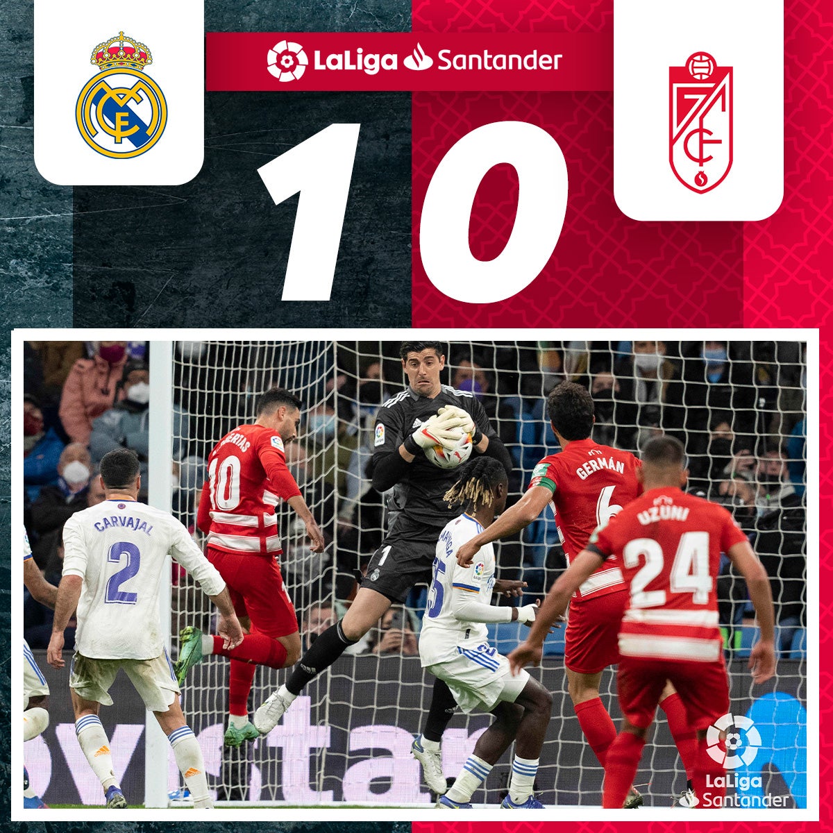 El Granada CF pierde en el Bernabéu por un exiguo uno a cero El Granada CF pierde en el Bernabéu por un exiguo uno a cero