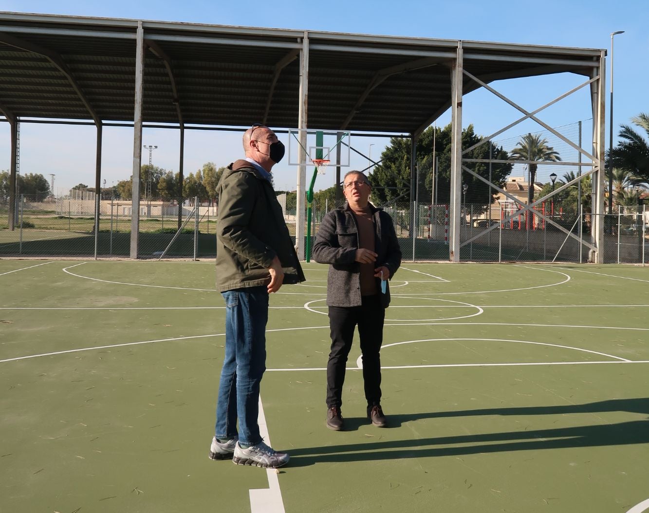 El ayuntamiento de Almoradí mejora las instalaciones deportivas del saladar tras los destrozos por la Dana El ayuntamiento de Almoradí mejora las instalaciones deportivas del saladar tras los destrozos por la Dana
