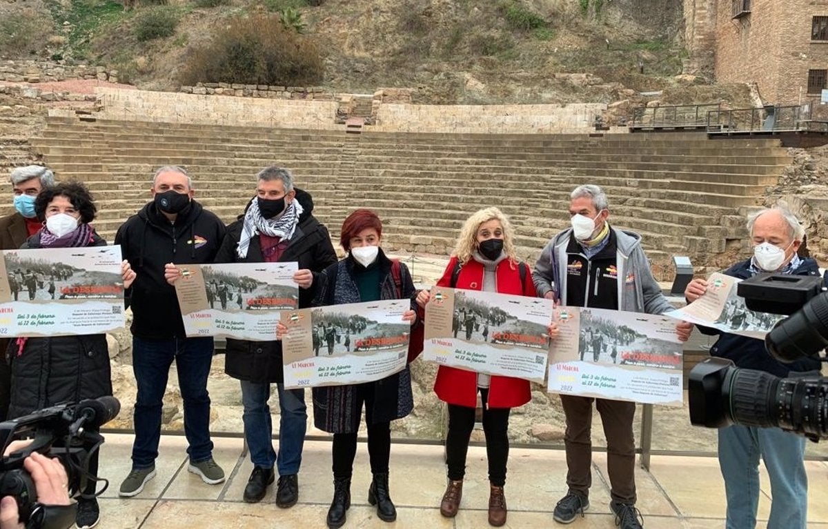 Se celebra la VI Marcha de la 'Desbandá' entre Málaga-Almería Se celebra la VI Marcha de la 'Desbandá' entre Málaga-Almería