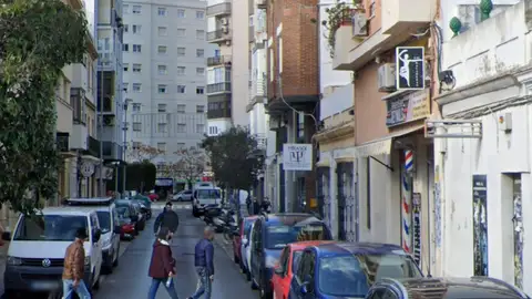 La avenida de Portugal en una foto de archivo La avenida de Portugal en una foto de archivo