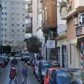 La avenida de Portugal en una foto de archivo La avenida de Portugal en una foto de archivo