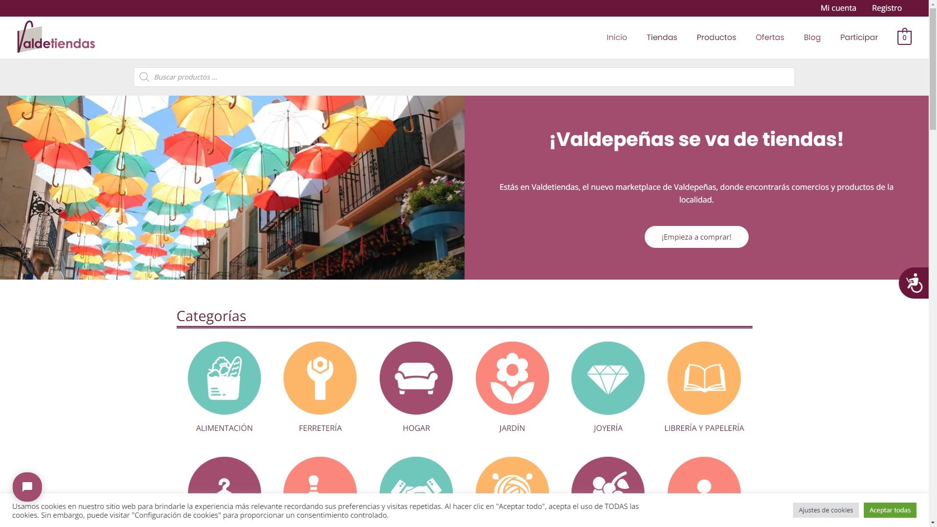 Tras el fiasco del Marketplace, el sector comercial y de servicios de Valdepeñas cuenta con una nueva web Tras el fiasco del Marketplace, el sector comercial y de servicios de Valdepeñas cuenta con una nueva web