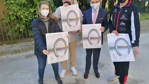 Presentación do cartel do Duatlón Movéndonos por Poio Más de Uno Pontevedra