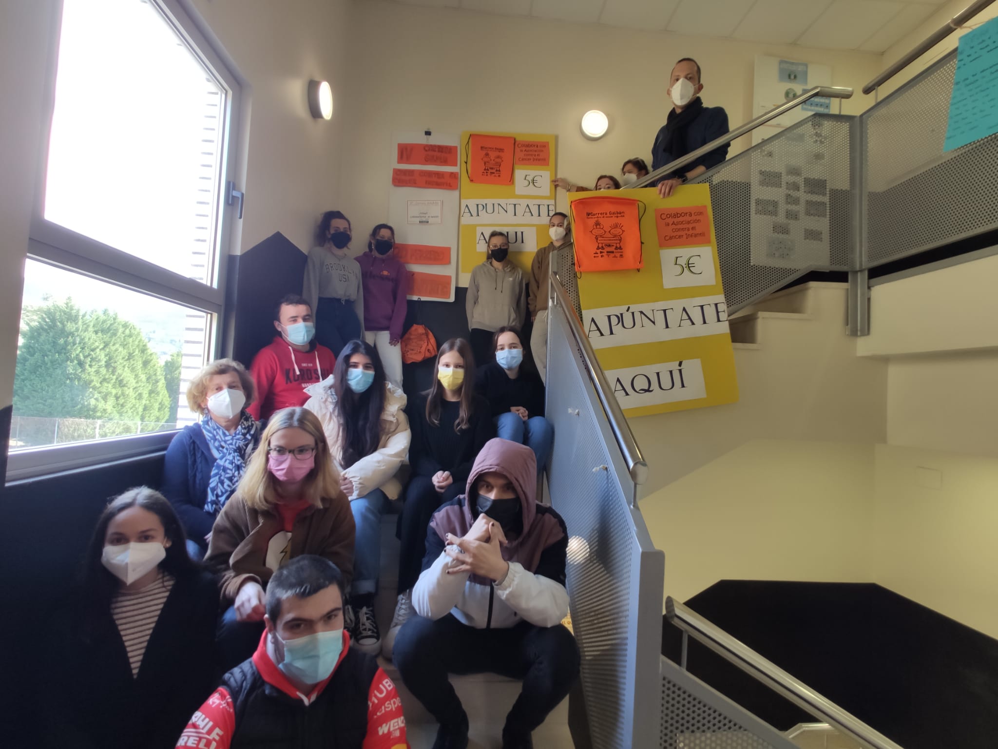 El IES de Infiesto apuesta por la carrera Galbán contra el cáncer infantil El IES de Infiesto apuesta por la carrera Galbán contra el cáncer infantil