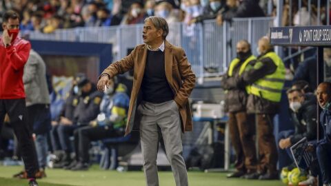 Natxo Gonz&aacute;lez en el partido frente al Almer&iacute;a