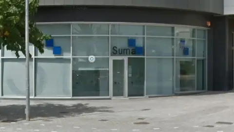 Una oficina de SUMA en la Gran Vía Una oficina de SUMA en la Gran Vía