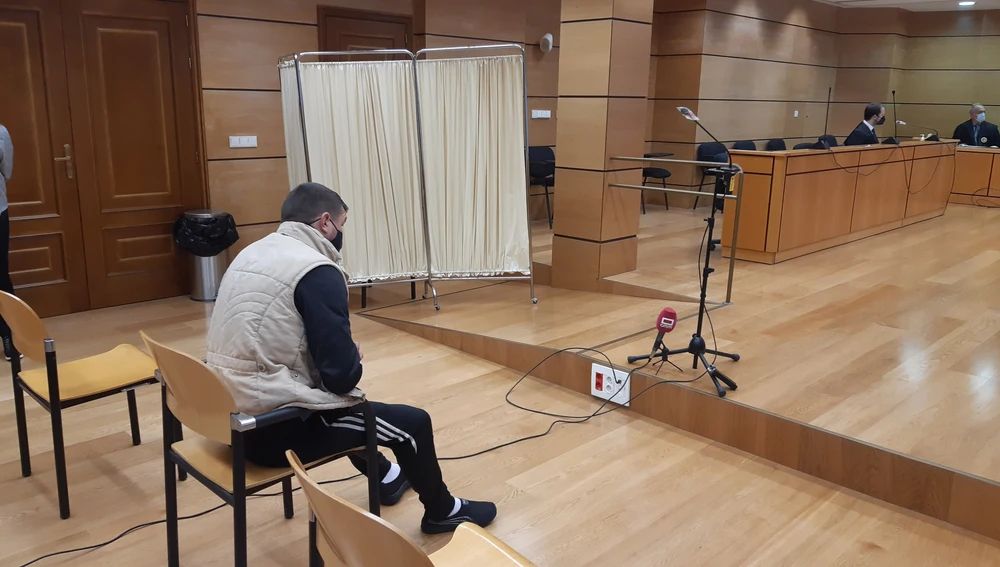 El acusado durante la vista oral El acusado durante la vista oral