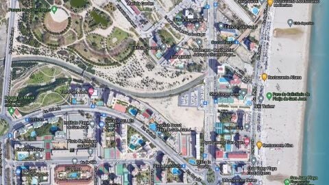 Parcela donde se ubicará el Circo del Sol Parcela donde se ubicará el Circo del Sol