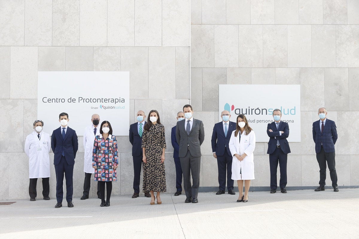 La Reina doña Letizia visita el Centro de Protonterapia Quirónsalud La Reina doña Letizia visita el Centro de Protonterapia Quirónsalud