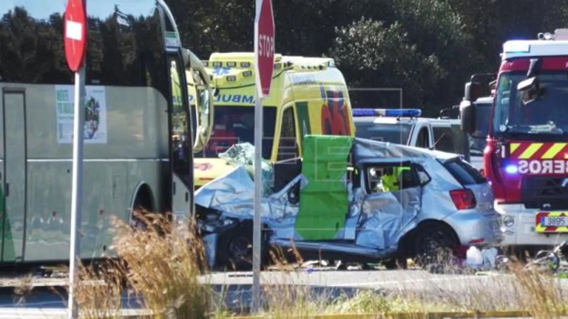 Imagen de los dos vehículos implicados en el trágico suceso
