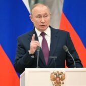 Putin afirma que Rusia no quiere una guerra en Europa y confía en el diálogo con la OTAN