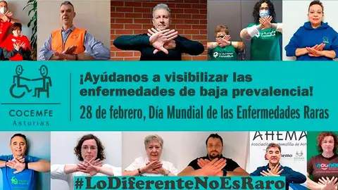 Campaña para visibilizar las enfermedades raras Campaña para visibilizar las enfermedades raras