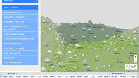 La cota de nieve se sitúa entre los 800 y los 1.000 metros La cota de nieve se sitúa entre los 800 y los 1.000 metros