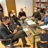 Reunión en Madrid del alcalde de Elche con el director general de Bellas Artes.