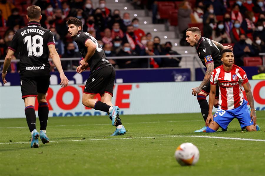 El Levante retrata al Atlético en el Metropolitano El Levante retrata al Atlético en el Metropolitano