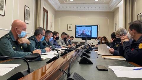 Junta de Seguridad Local, celebrada este mediodía en el Ayuntamiento de València