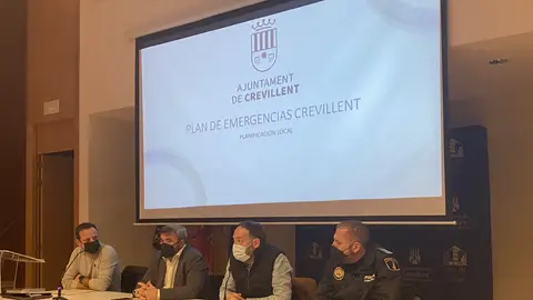 Presentación de los nuevos planes de emergencias de Crevillent. Presentación de los nuevos planes de emergencias de Crevillent.