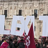 Arranca la manifestación en León Arranca la manifestación en León