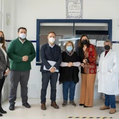 Instantes de una visita a las instalaciones del comedor 'El pan nuestro' en San Fernando Instantes de una visita a las instalaciones del comedor 'El pan nuestro' en San Fernando