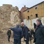 José Antonio Díez visita las obras de peatonalización de la Era del Moro José Antonio Díez visita las obras de peatonalización de la Era del Moro
