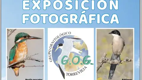 Viernes 18 de febrero inauguración de la exposición fotografica 'Conociendo las Aves' exposición