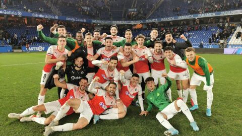 Victoria del Racing en Riazor