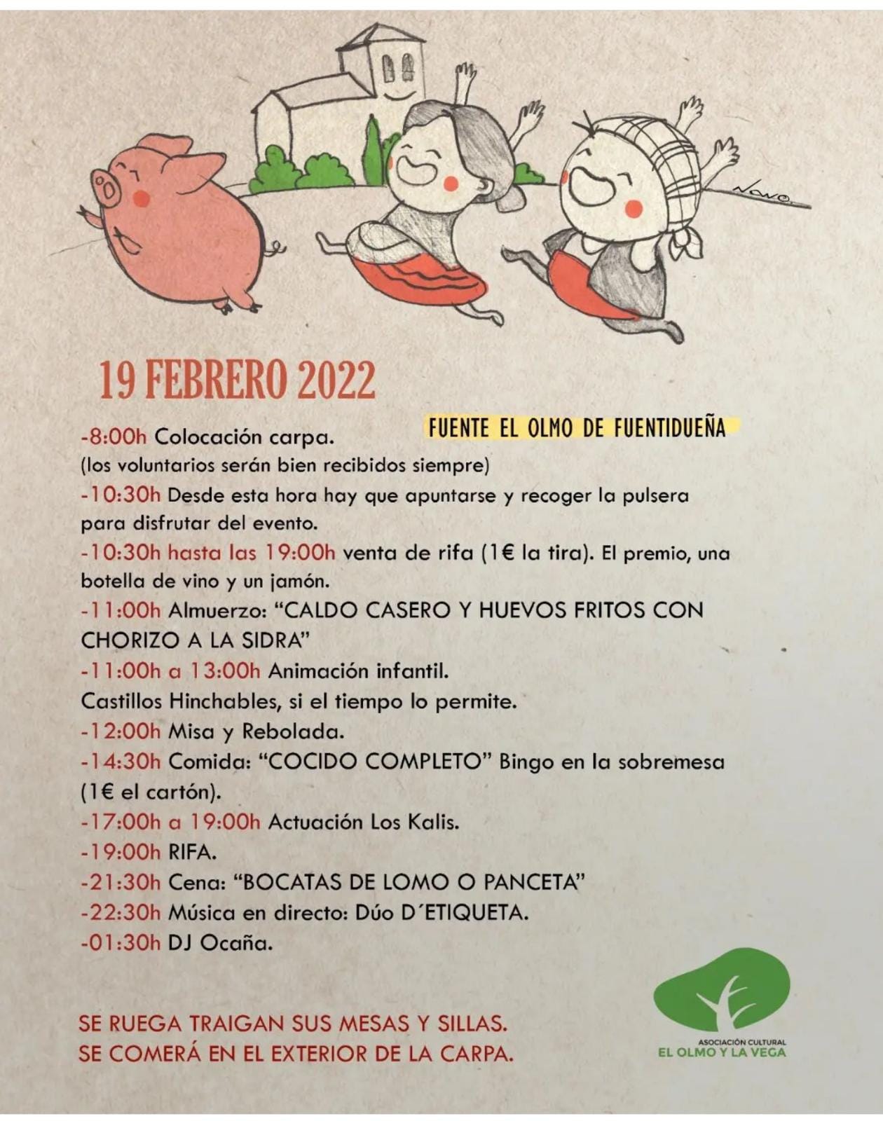 Jornada en torno al cerdo en Fuente el Olmo de Fuentidueña Jornada en torno al cerdo en Fuente el Olmo de Fuentidueña