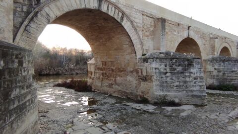 Puente Romano de C&oacute;rdoba. Sin agua