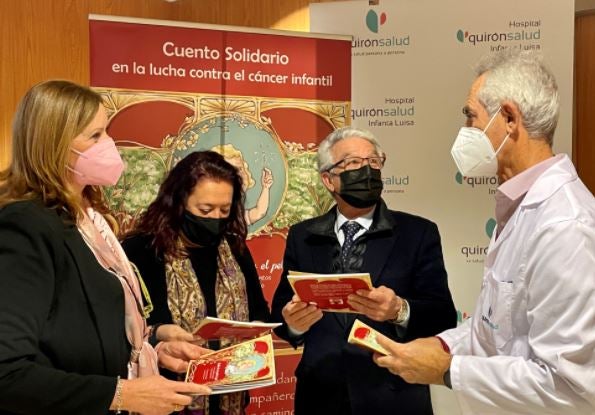 Quirónsalud Infanta Luisa acoge la presentación y entrega de un libro para ayudar a los niños con cáncer Quirónsalud Infanta Luisa acoge la presentación y entrega de un libro para ayudar a los niños con cáncer