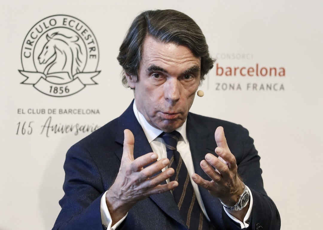 José María Aznar: "La situación en Ucrania es mejor que la del PP porque allí no hay armamento nuclear" José María Aznar: "La situación en Ucrania es mejor que la del PP porque allí no hay armamento nuclear"