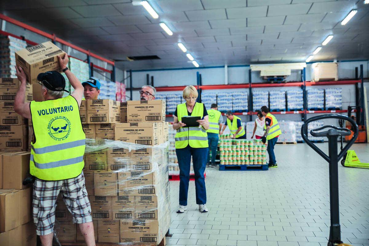 El Banco de Alimentos ha repartido 27 millones de kilos de comida en toda su historia El Banco de Alimentos ha repartido 27 millones de kilos de comida en toda su historia