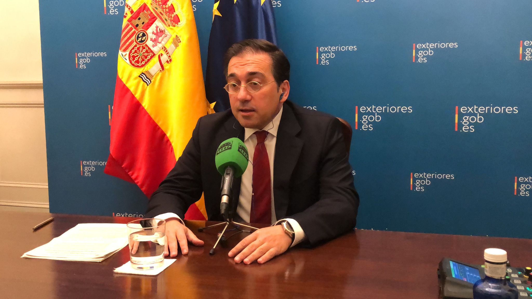 José Manuel Albares: "Ni la OTAN ni la UE se están preparando para la guerra; Rusia tiene que apostar por la desescalada" José Manuel Albares: "Ni la OTAN ni la UE se están preparando para la guerra; Rusia tiene que apostar por la desescalada"