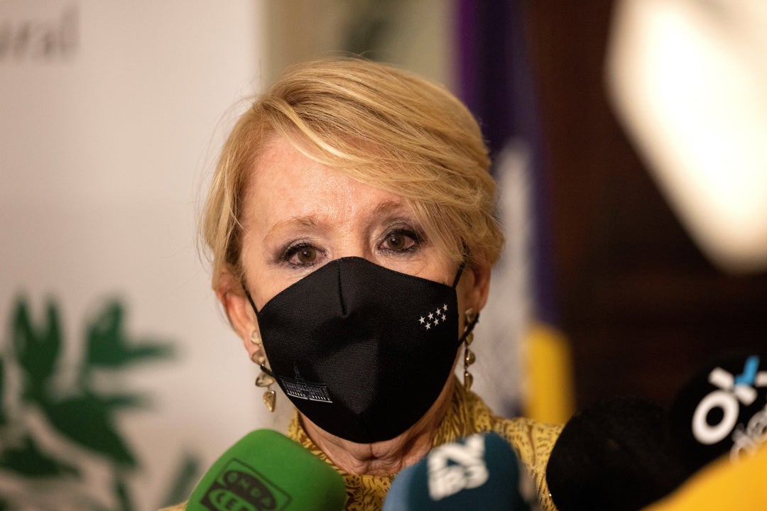 Esperanza Aguirre pide la dimisión de García Egea y se está "pensando" si también pide la de Pablo Casado Esperanza Aguirre pide la dimisión de García Egea y se está "pensando" si también pide la de Pablo Casado