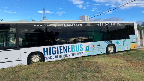 Imagen del &quot;Higiene Bus&quot; de Mensajeros por la Paz