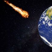 Un meteorito se aproxima a la Tierra