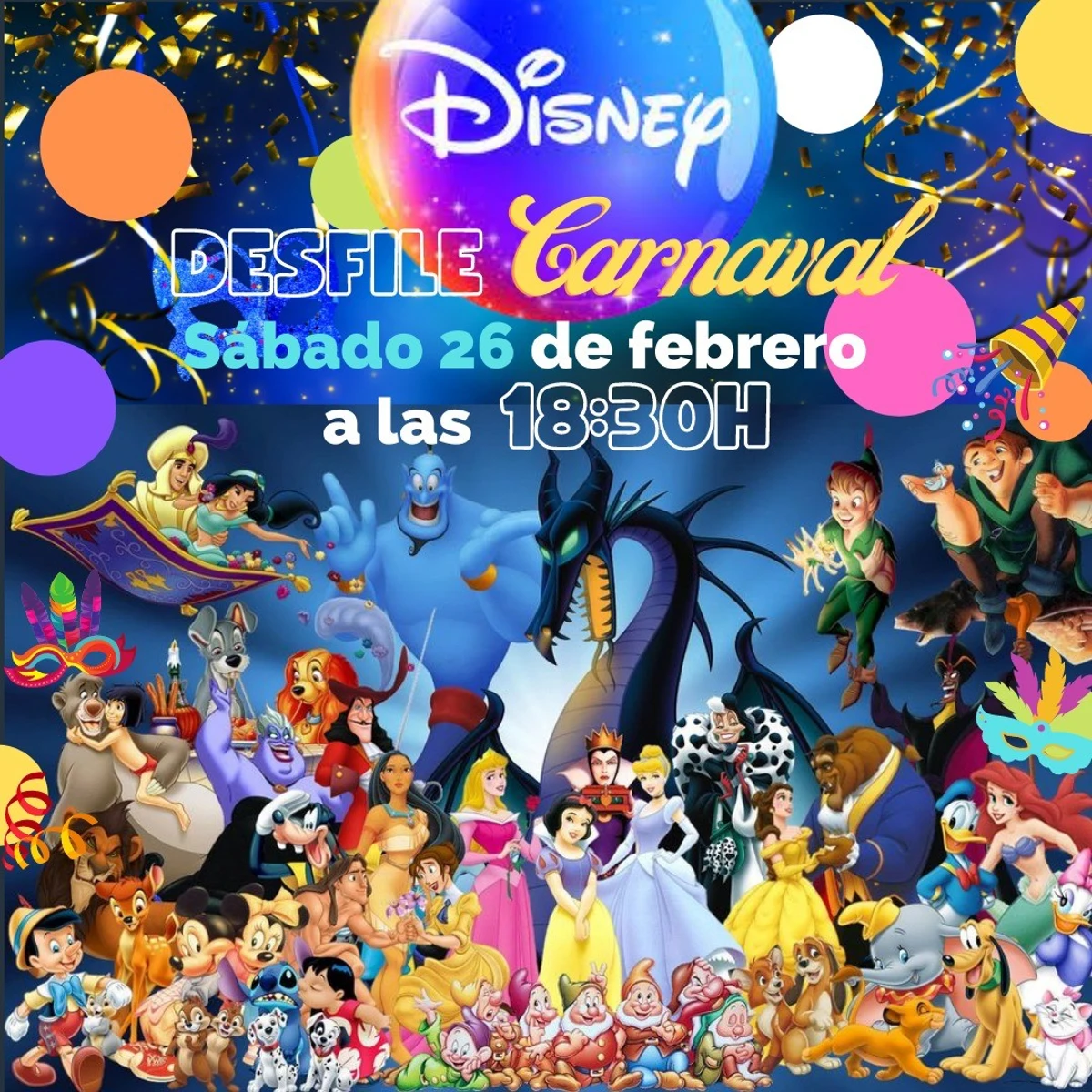 curva lucha unos pocos El mundo Disney centrará el Carnaval de Sabiñánigo | Onda Cero Radio