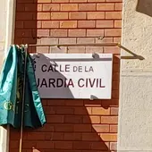 Placa de la calle Guardia Civil Placa de la calle Guardia Civil