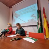 Celia Mañueco y Ana Fidalgo en rueda de prensa