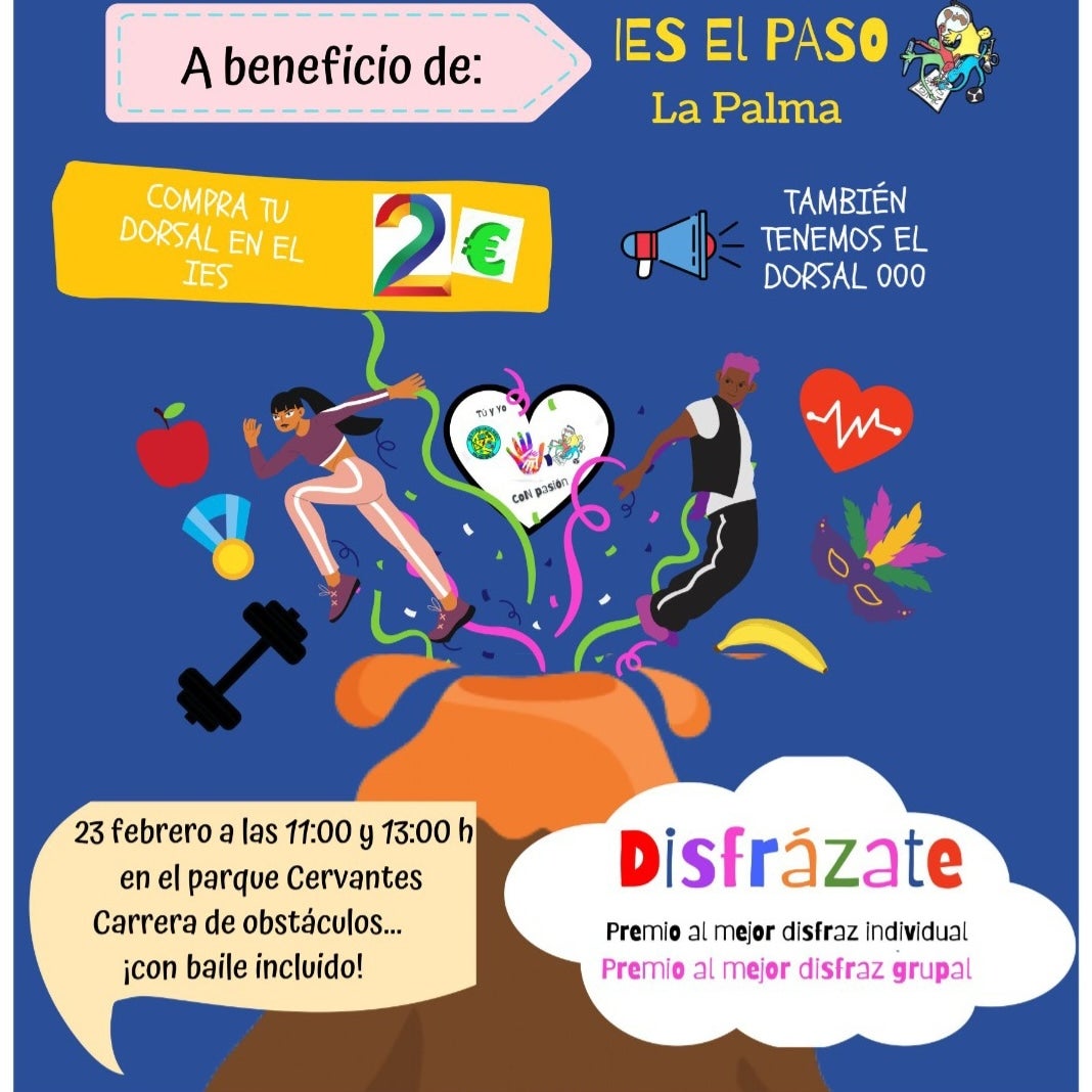 En la IX edición de su carrera solidaria lo recaudado irá a un instituto de La Palma En la IX edición de su carrera solidaria lo recaudado irá a un instituto de La Palma