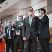 El Rey Felipe VI visitó las obras del Casal España Arena de Valencia