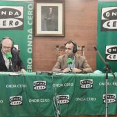 Juan Andrés Rejón junto al alcalde de Alhendín, Francisco Rodríguez
