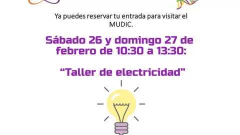 Rosa Martínez, directora de proyectos de ciencias, este fin de semana electricidad estática mudic