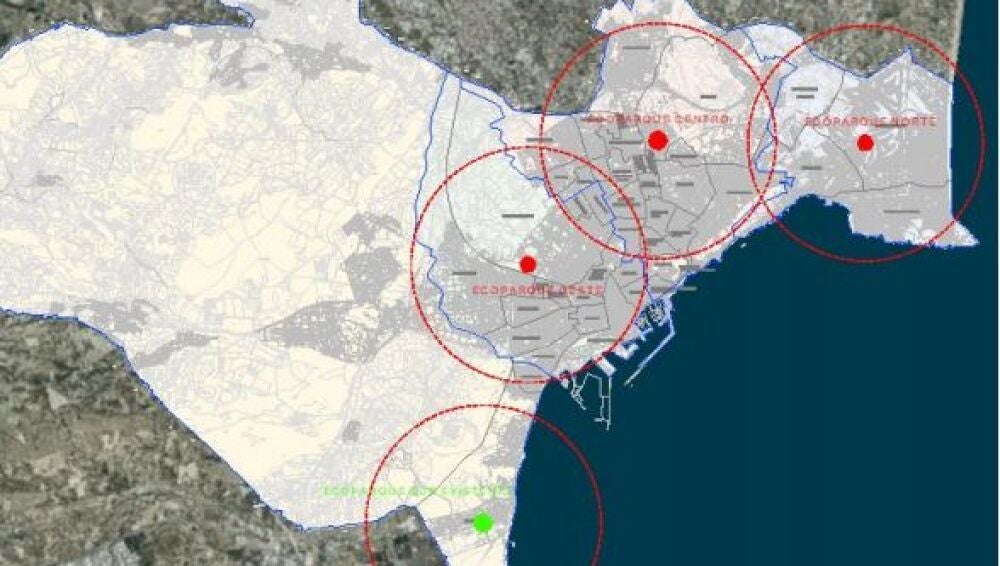 Red de nuevos ecoparques 