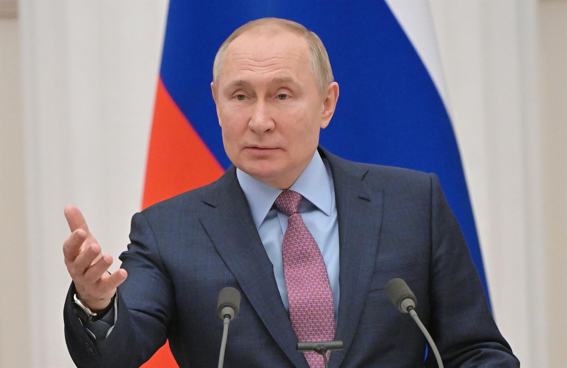 Putin justifica la guerra: "Buscaremos desmilitarizar y desnazificar Ucrania" Putin justifica la guerra: "Buscaremos desmilitarizar y desnazificar Ucrania"
